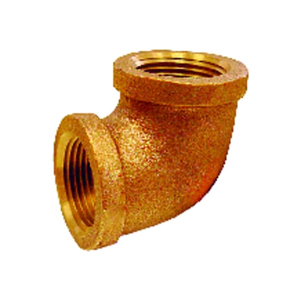 Jmf Company 3/8 in. FPT X 3/8 in. D FPT Red Brass 90 Degree Elbow 4506986 - main
